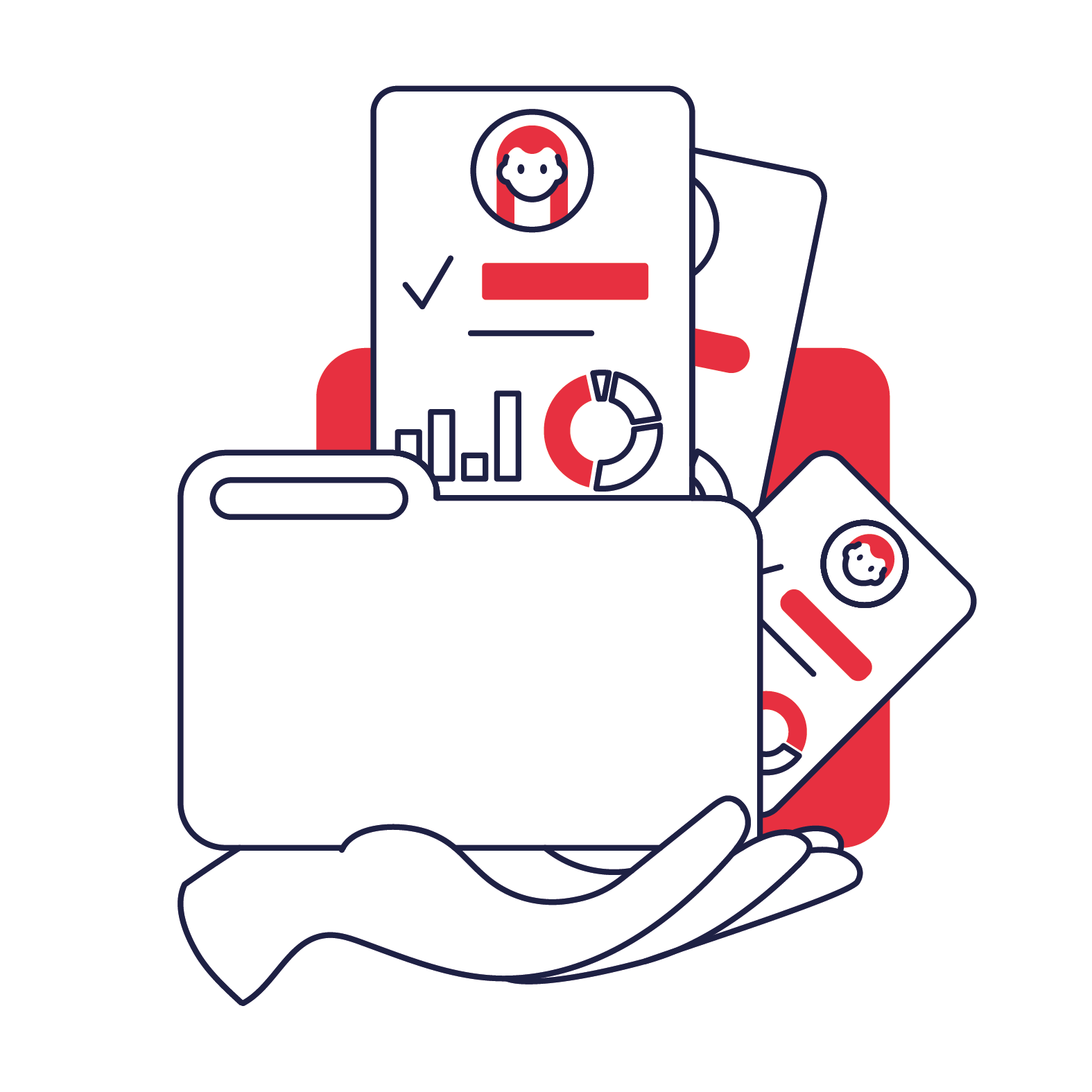 Porte-feuille client